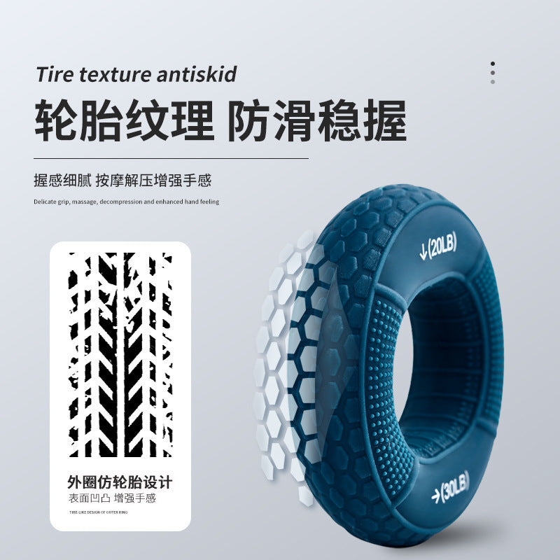 Grip Circle Double Strength Professional Exercise Hand Strength Arm Hand Strength Rehabilitation Training Massage Silicone Grip