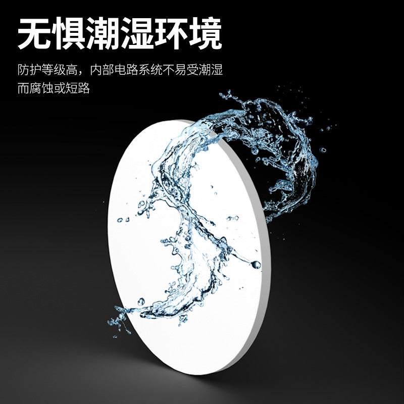 LED three-proof ceiling light dustproof, moisture-proof and mosquito-proof round waterproof bathroom, bathroom balcony, bedroom light, kitchen and bathroom light