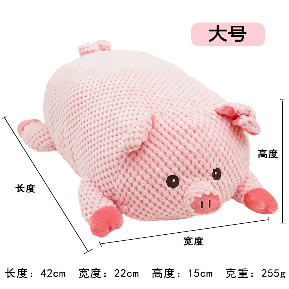 Plush dog French bulldog bite resistant ball rope sounding toy fruit cartoon animal cat cat pet supplies