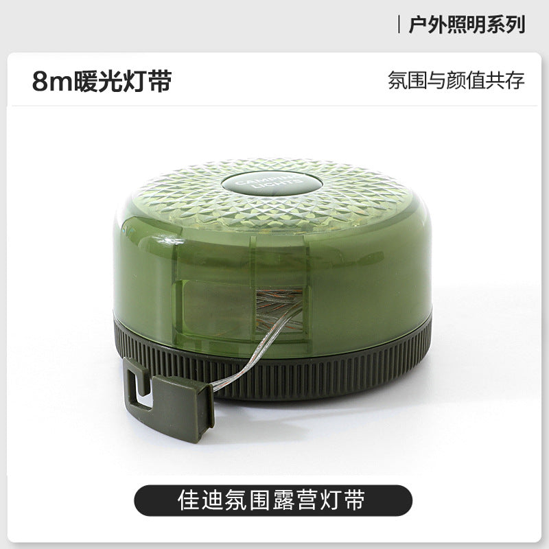 Outdoor Ambient Camping Light Tent Emergency Ambient Light Lighting Portable Tape Light Waterproof Storage Camping Light String