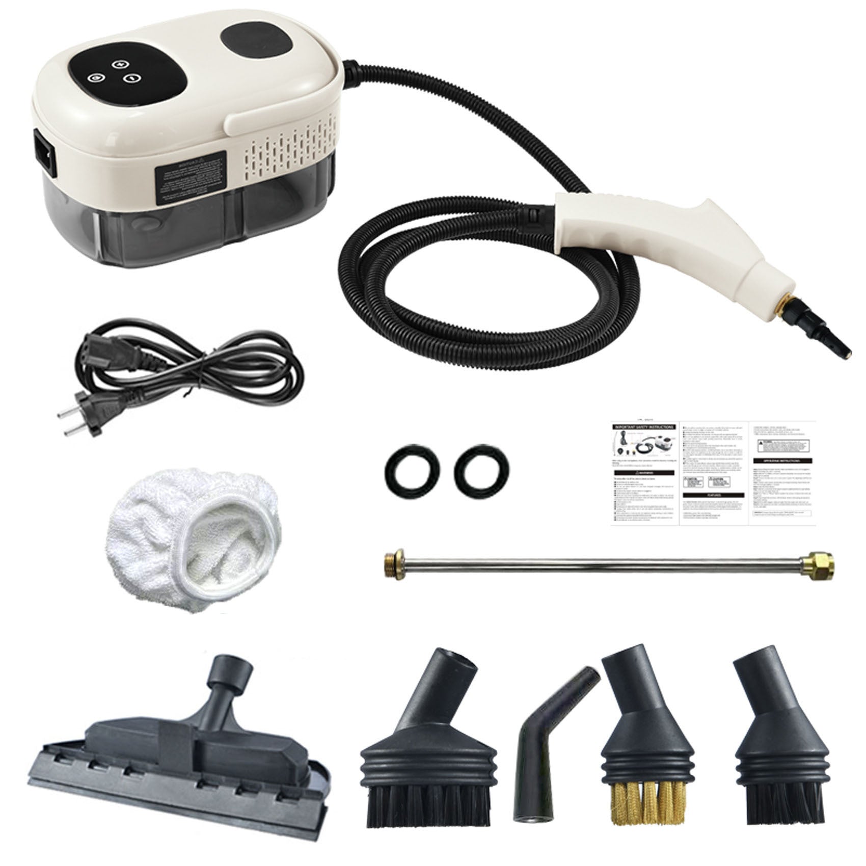 Smart touch screen high temperature steam cleaner, household disinfection machine kitchen high pressure cleaner Steam cleaner