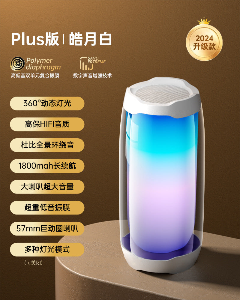 New Portable Bluetooth Speaker Wireless Small Audio Small Subwoofer Super Heavy Bass Large Volume High Sound Quality Mini