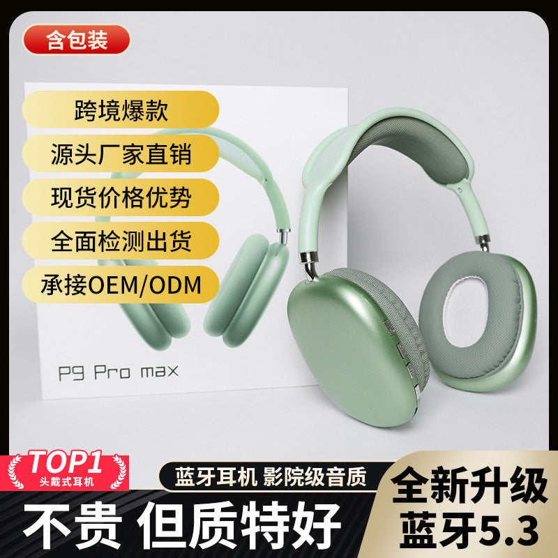 Huaqiangbei cross-border new wireless headset Bluetooth with microphone manufacturer in stock, long battery life without pain