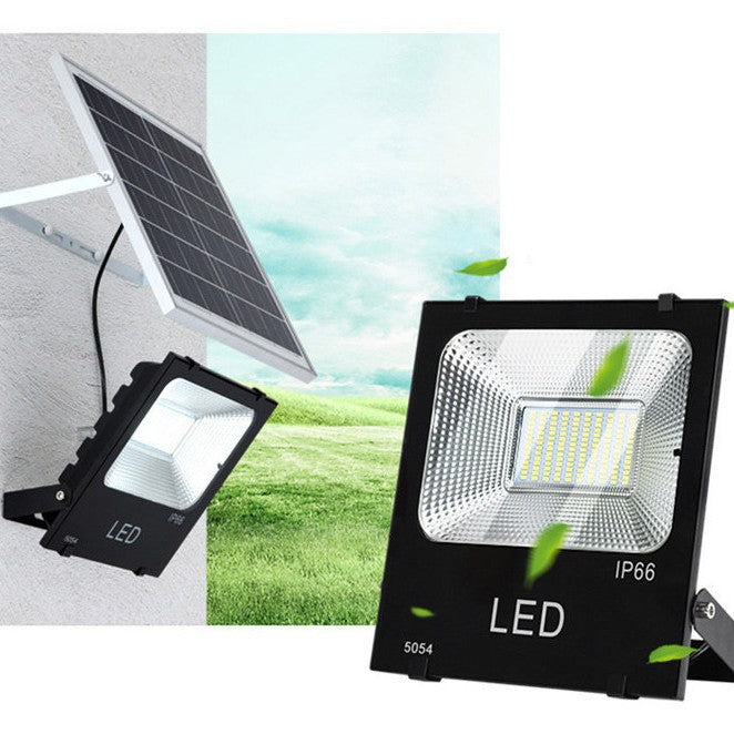 Outdoor solar floodlight Black King Kong floodlight Outdoor waterproof lighting