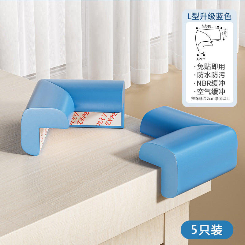 Table table corner anti-collision corner anti-collision strip anti-collision safety hemming soft bed corner sticker baby children right angle protective cover
