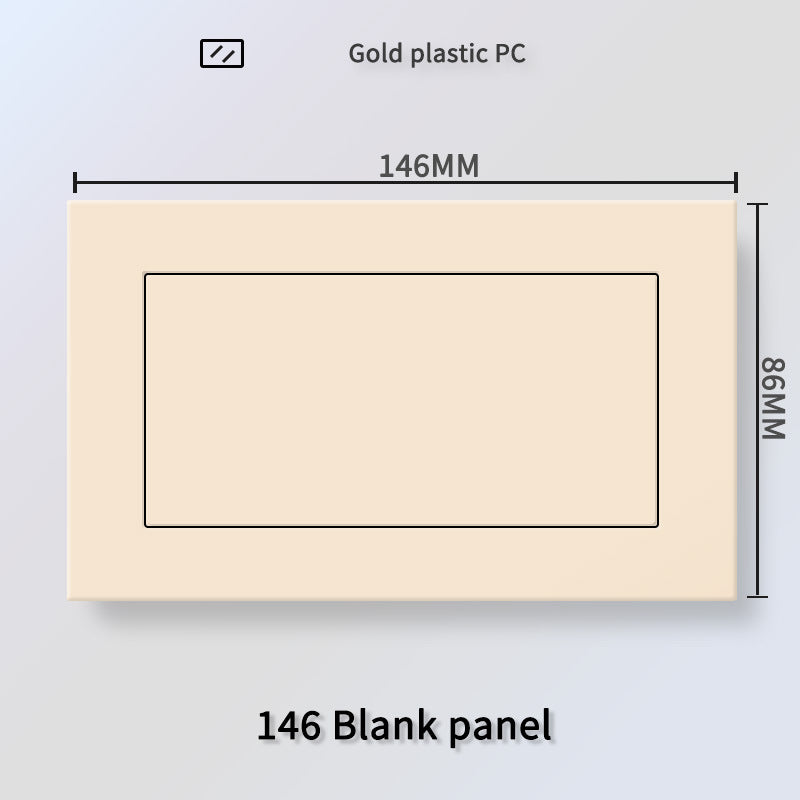 Foreign trade Hong Kong and Macao British 13A socket USB with Type-c plug + British standard electrical switch PC flame retardant panel plug