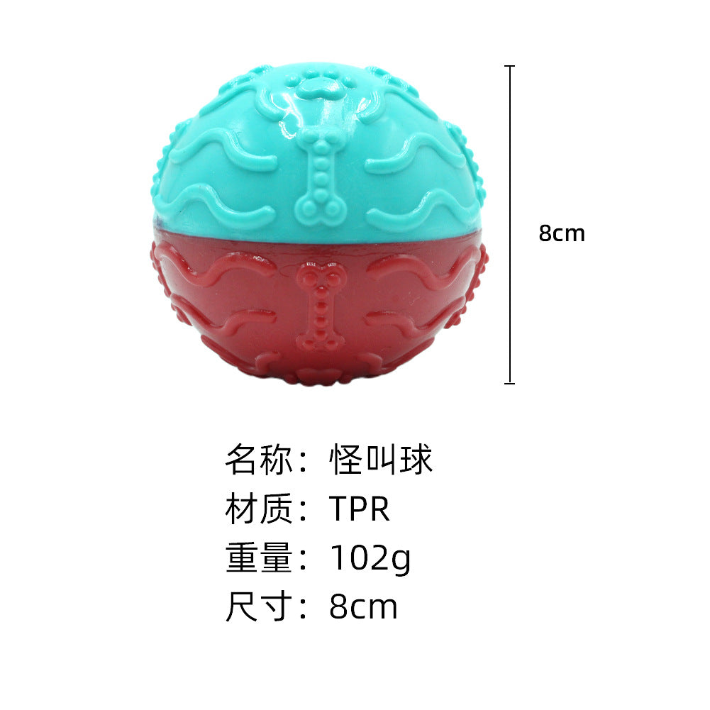 Pet supplies factory wholesale Amazon popular dog toy molar stick can't bite bad toy ball leaks Frisbee
