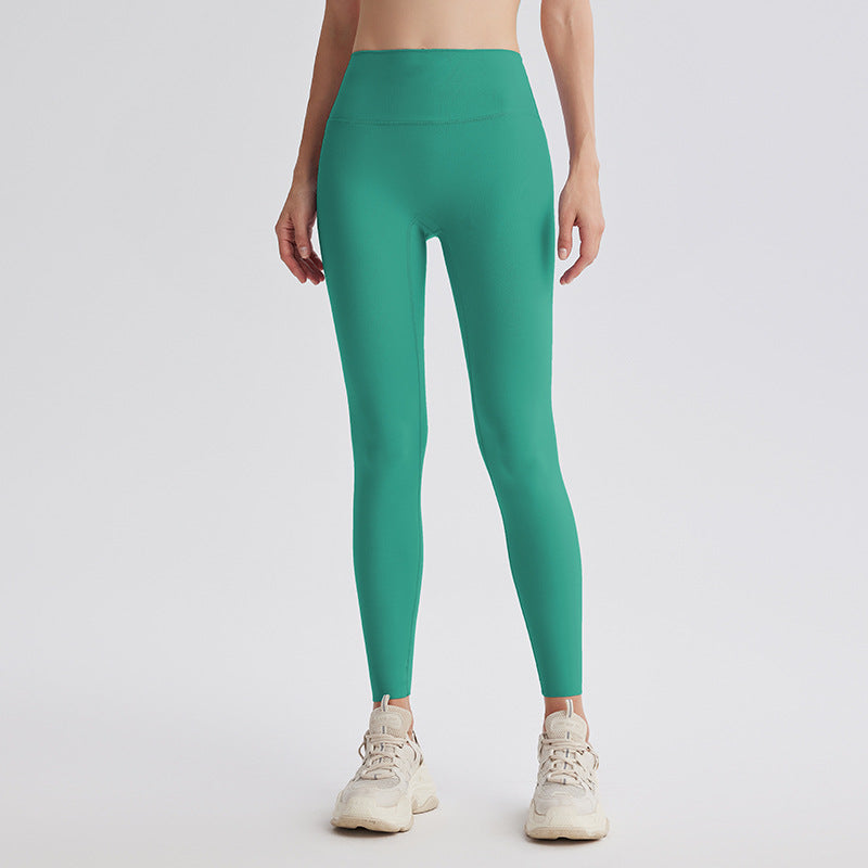 Upgrade the sixth generation of double-sided abraded shark pants, high-waisted nude yoga clothes, running sports fitness pants, hip-lifting yoga pants.