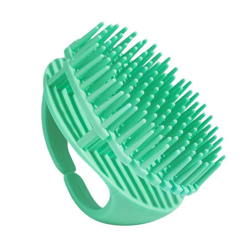 Multifunctional Shampoo Brush Personal Care Home Massage Brush Hollow Shampoo Comb Silicone Massage Special Comb Hair Care