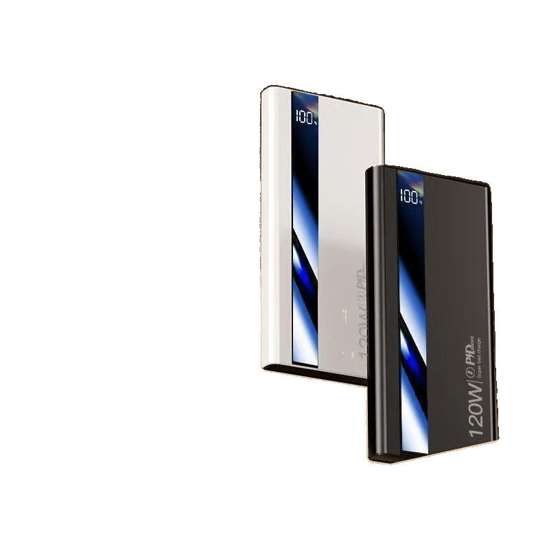 120W super fast charging 20000mAh power bank large capacity flash charging mobile phone universal mobile power supply