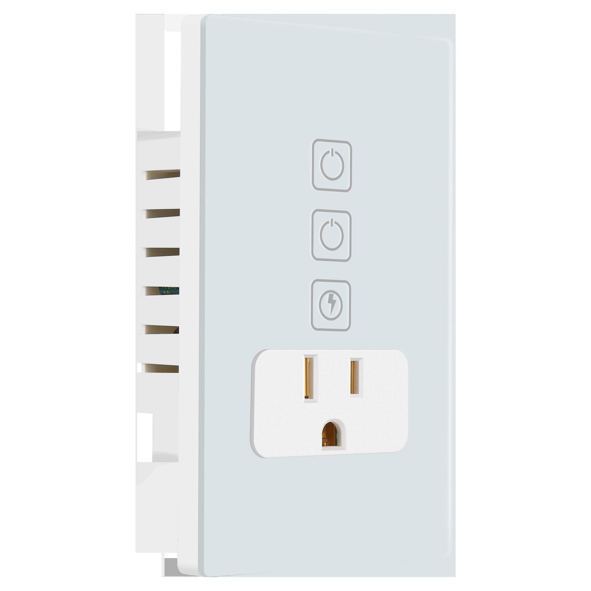 Directly from the manufacturer, the new American standard graffiti WiFi 1 way 2 switch smart socket touch glass plug panel