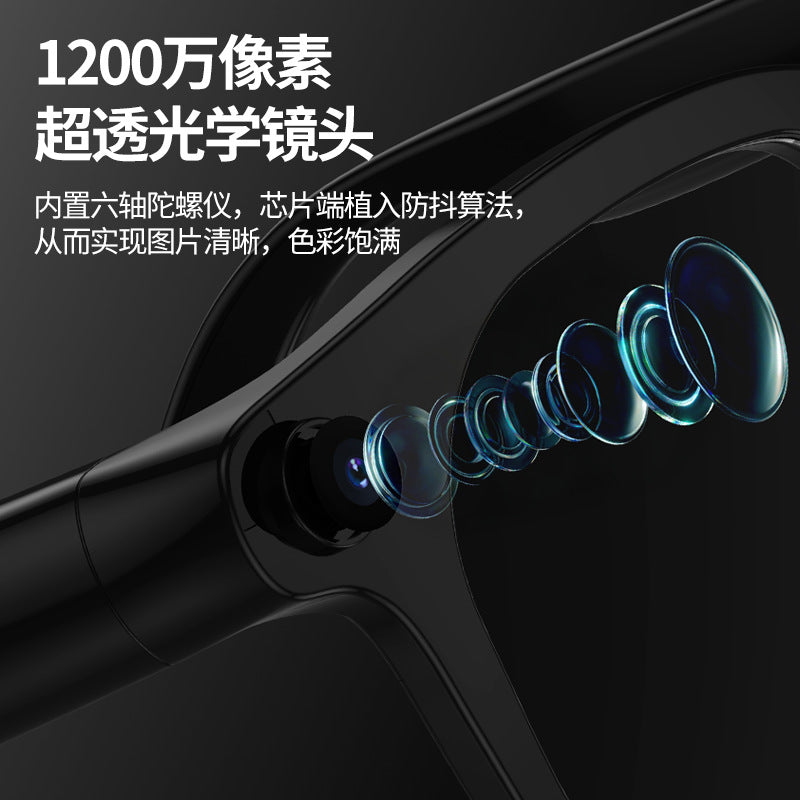 Source manufacturer ai smart bluetooth glasses high definition camera photo support live long battery life wearable device new product
