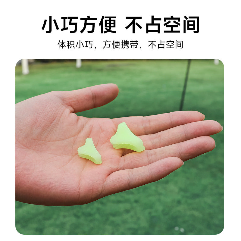 Luminous triangle buckle outdoor camping canopy tent rope buckle fluorescent triangle buckle luminous triangle buckle luminous triangle buckle