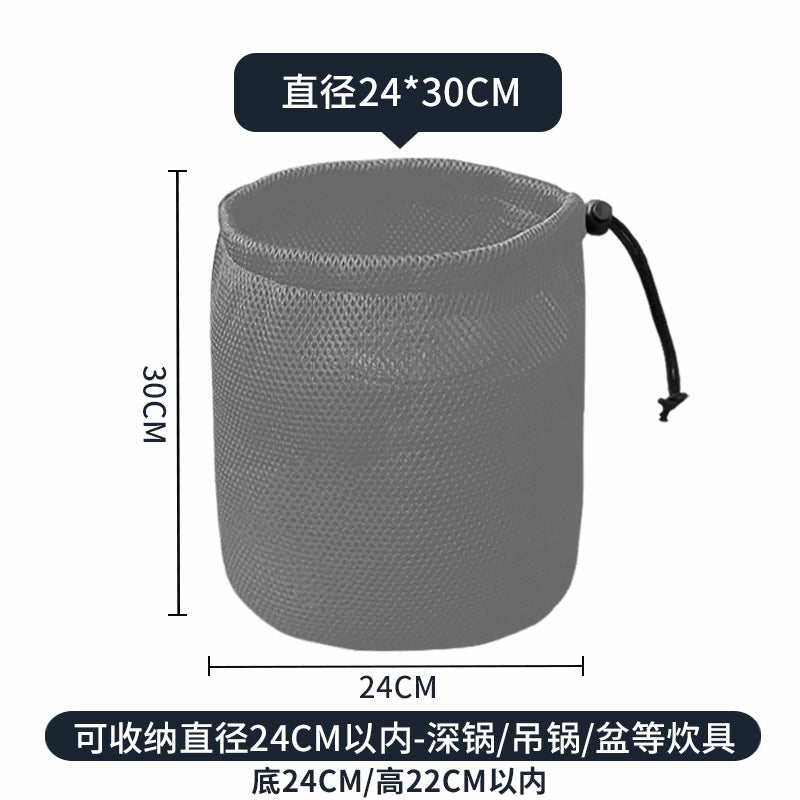 Outdoor cookware bag Sports picnic bag Sundries accessories Finishing bag Picnic cutlery Stove drum Camping equipment storage