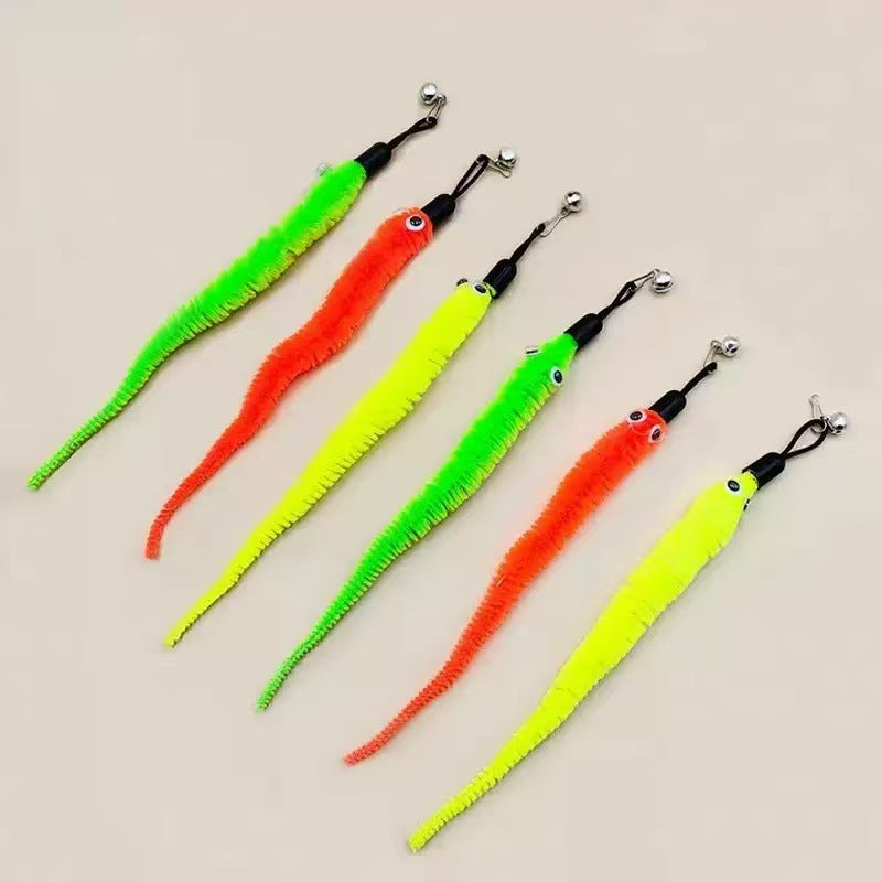 Cat teasing stick 1.8 meters telescopic rod Extended long rod can be retractable, strong and durable self-hi boredom relief artifact Cat teasing artifact