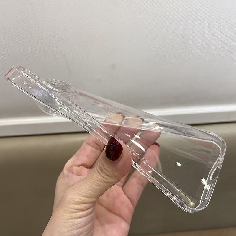 Simple solid color is suitable for Apple 17promax mobile phone case, anti-drop iphone16 transparent 15 Europe, America 14 all-inclusive 13.