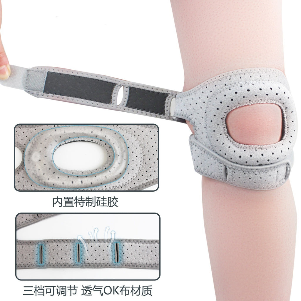 Cross-border patellar strap professional protection knee joint protective gear breathable adjustable running mountaineering skipping rope sports knee pads