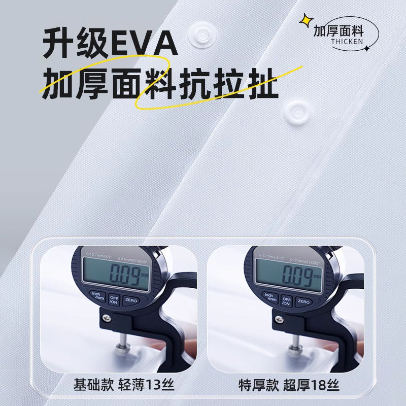 Disposable raincoat Adult children Outdoor travel Mountaineering hiking Thickened long full body rainstorm proof portable poncho