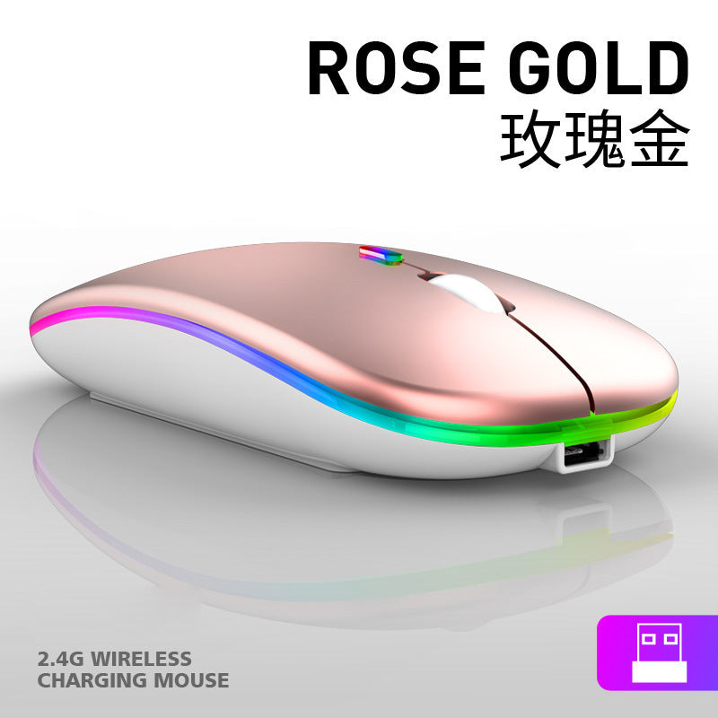 Wireless mouse Charging model Universal silent Spot computer accessories Notebook office Bluetooth dual-mode ergonomics