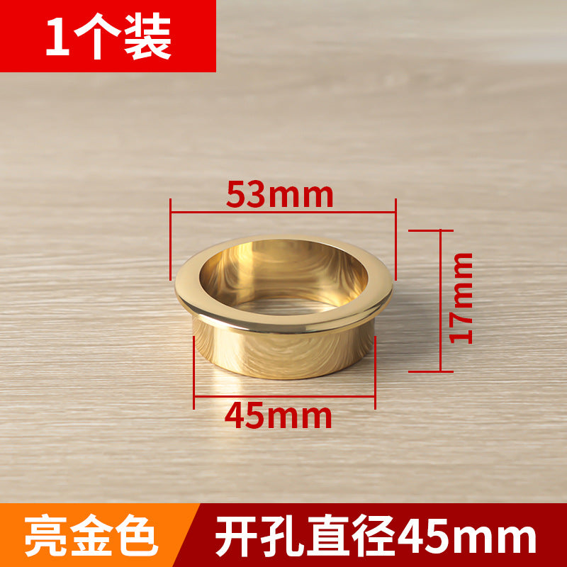 Nylon round wire box finishing hole cover computer desktop wire box desk threading hole furniture hardware accessories