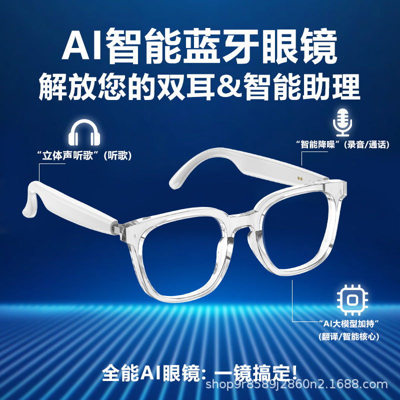The source manufacturer's new smart glasses, bluetooth headphones, sunglasses, calls, listening to songs, ai translation, wearable devices