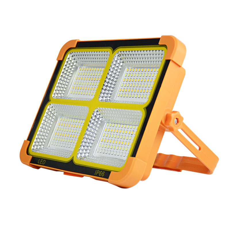 Charging emergency camping stall light, cross-border portable lighting led light night market stall outdoor solar camping light