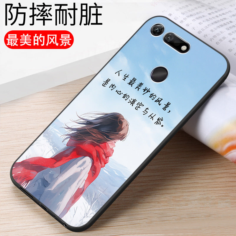Suitable for Huawei Honor v20 mobile phone case HonorPCTAL 0 protective case HonorV20 student HUAWEI film