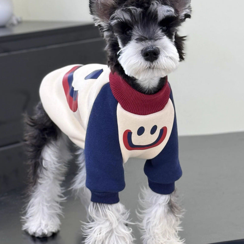 Dog Cat Autumn and Winter Fleece Sweater Large Medium Small Dog Clothes Golden Retriever Huge Satsuma Teddy Bigbear Schnauzer