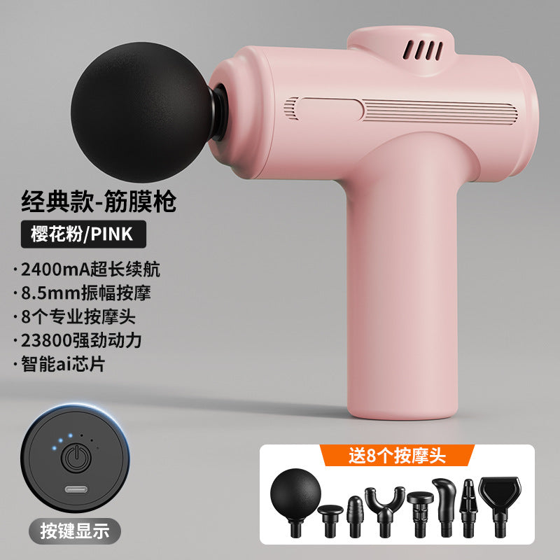 Cross-border fascia gun muscle relaxation massager for men and women mini small professional mini neck gun to relax muscles