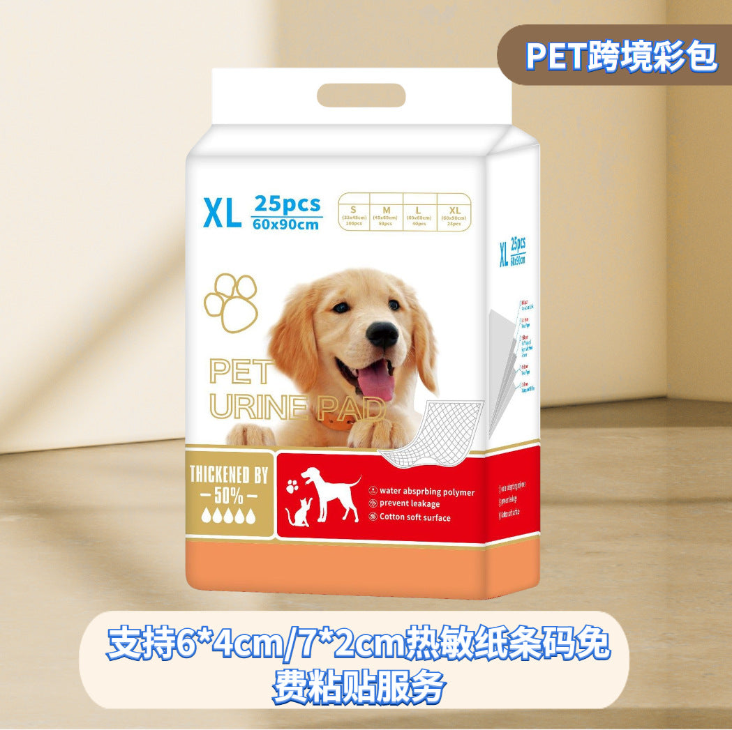 Wholesale Cross-border Dog Diaper Pet Diaper Pad Dog Cat Diaper Teddy Diaper Toilet Absorbent Pad Pet Supplies