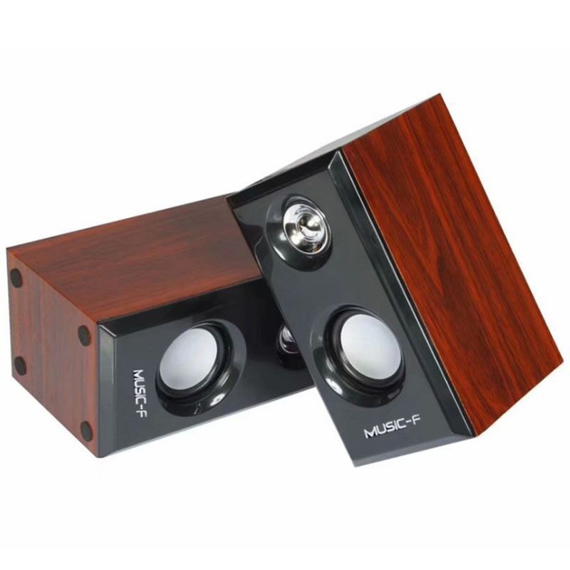 Giteng D092 Wooden Speaker USB2.0 Desktop Laptop Audio Solid Wood Subwoofer