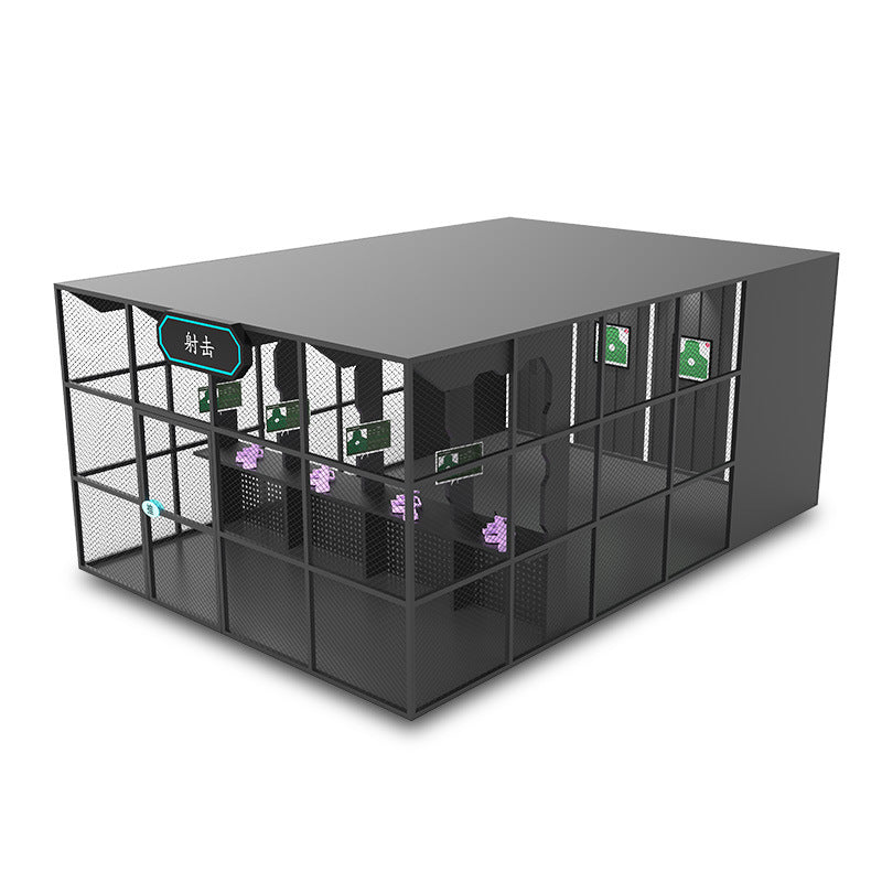 Intelligent analog indoor digital sports experience hall equipment Large-scale infrared shooting laser interactive competition