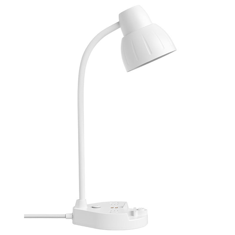 Smart socket with USB desk lamp, eye protection desk, special bedside bedroom energy-saving lamp for reading and learning in student dormitory