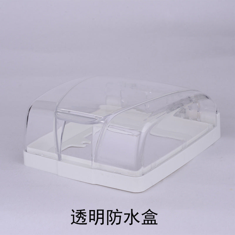 Wholesale Household Dark Grey Five-hole Socket 86 Concealed Two and Three Poles One Open Single Double Control Plug Switch Panel