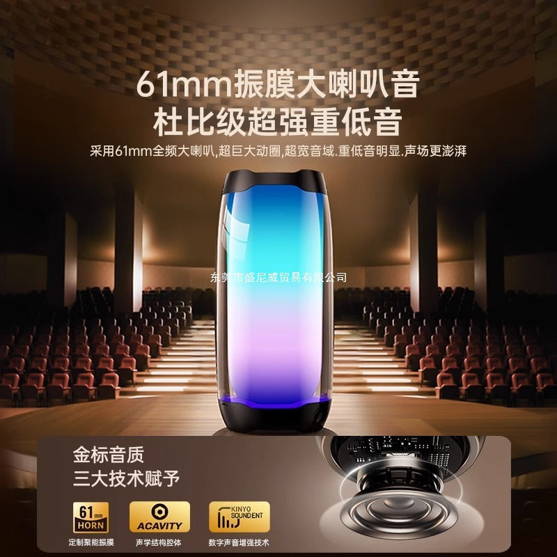 New Portable Bluetooth Speaker Wireless Small Audio Small Subwoofer Super Heavy Bass Large Volume High Sound Quality Mini