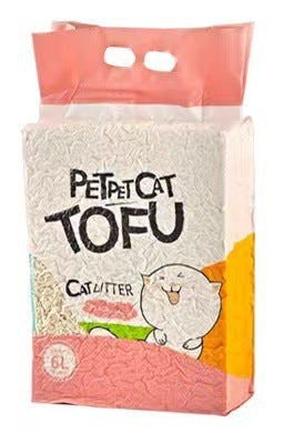 Source factory wholesale distribution cat litter, water absorption, deodorization, bacteriostatic agglomeration, toilet flushing pet supplies tofu