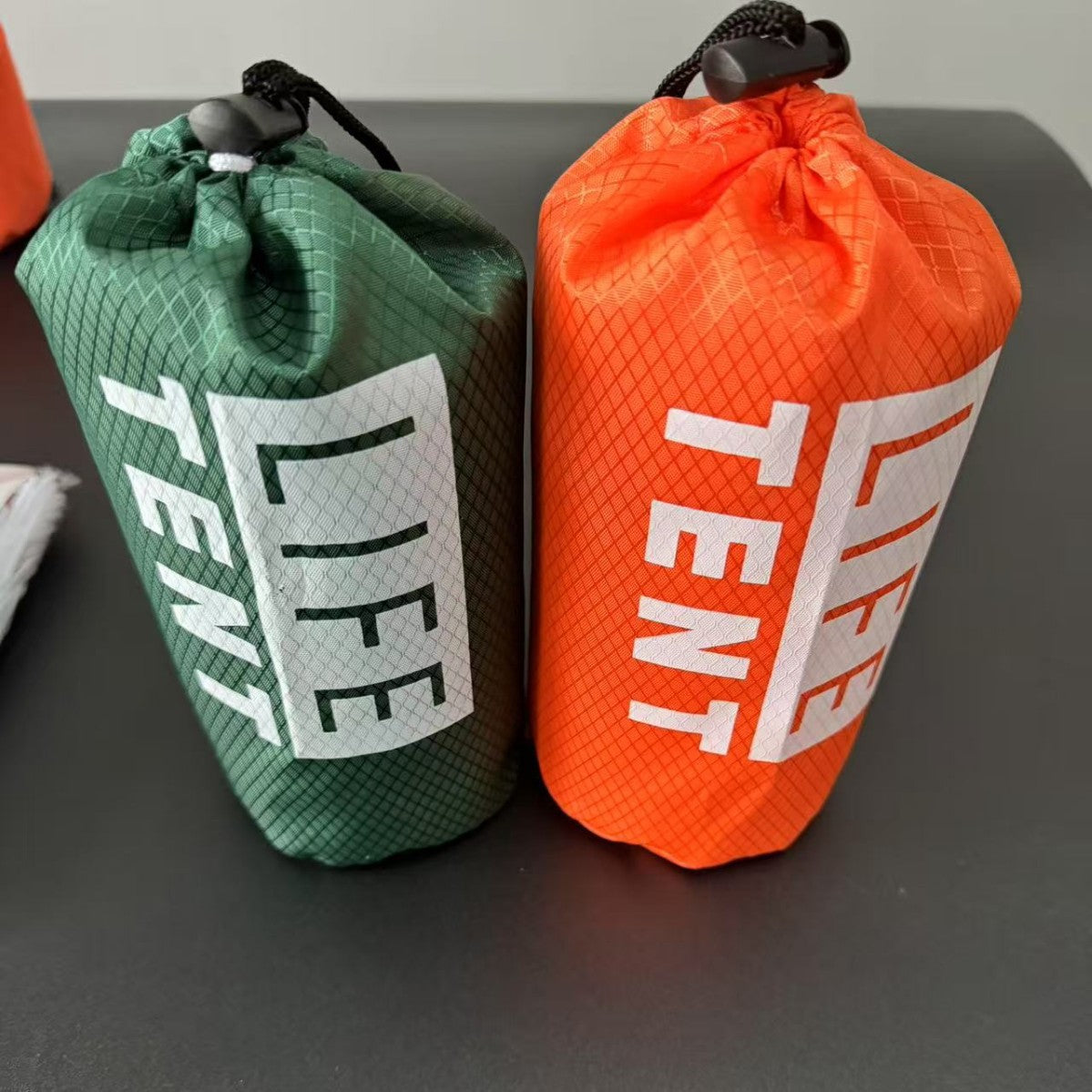 Outdoor camping portable aluminum triangle tent disaster relief camping adventure simple sleeping bag warm first aid blanket raincoat