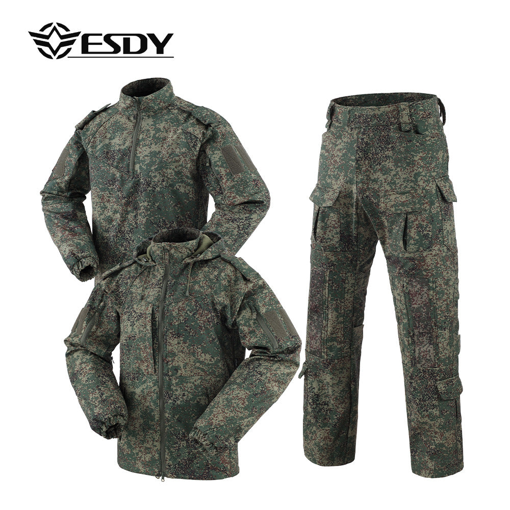 Outdoor sports jacket men's three-in-one sports suit windproof waterproof jacket fleece tactical three-piece set