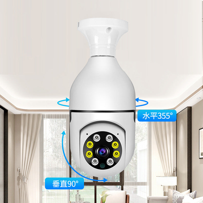 Foreign trade explosion lamp holder camera E27 light bulb surveillance camera 360-degree panoramic detection smart camera