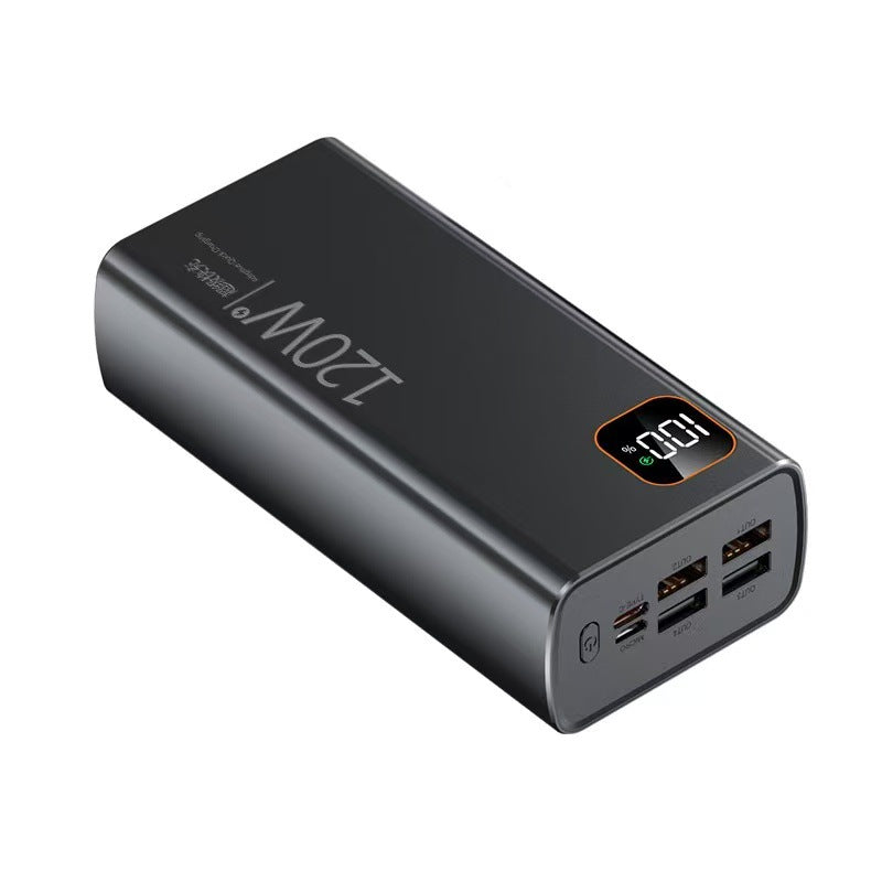120W super fast charging 30000mAh large capacity power bank 20000mAh PD digital display mobile phone mobile power supply