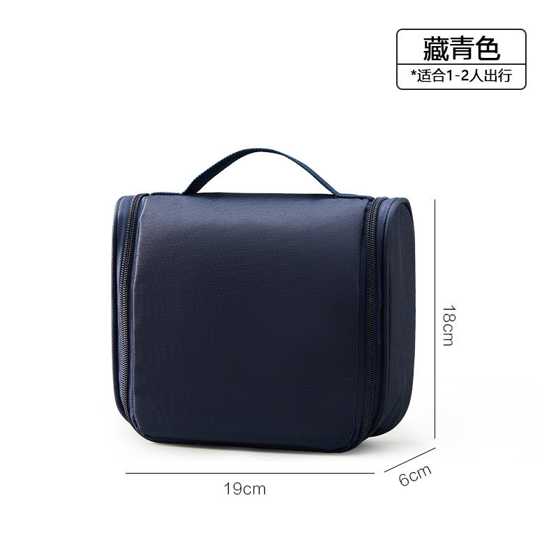 Unprinted Japanese buckle folding toilet bag hook men's business trip toiletries storage bag cosmetic bag