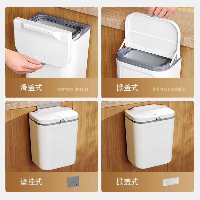 Kitchen Supplies Household Daquan Cabinet Wall Hanging Trash Can Life Storage Shelves Home Goods