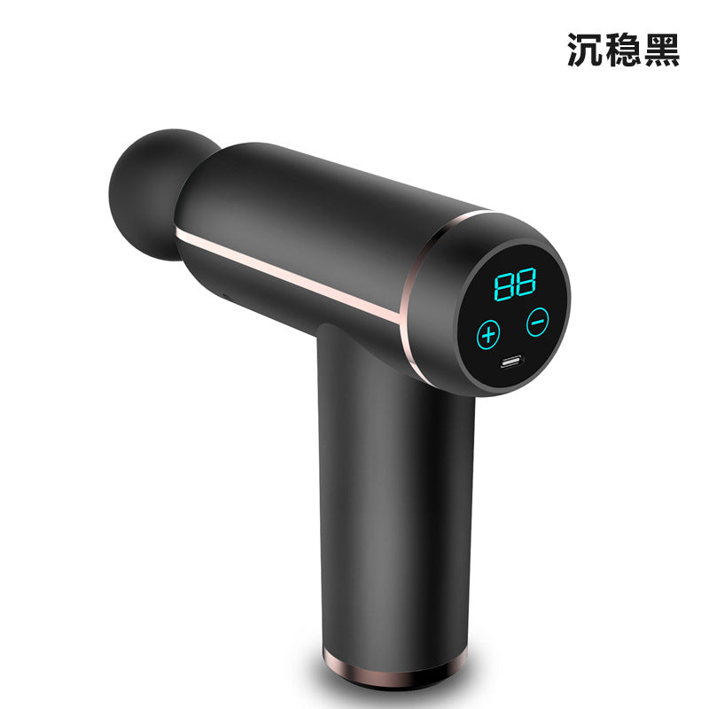 Cross-border Pulse Fascia Gun Muscle Deep Impact Choroid Mini Electric Massage Amazon Massager Neck Rub Gun