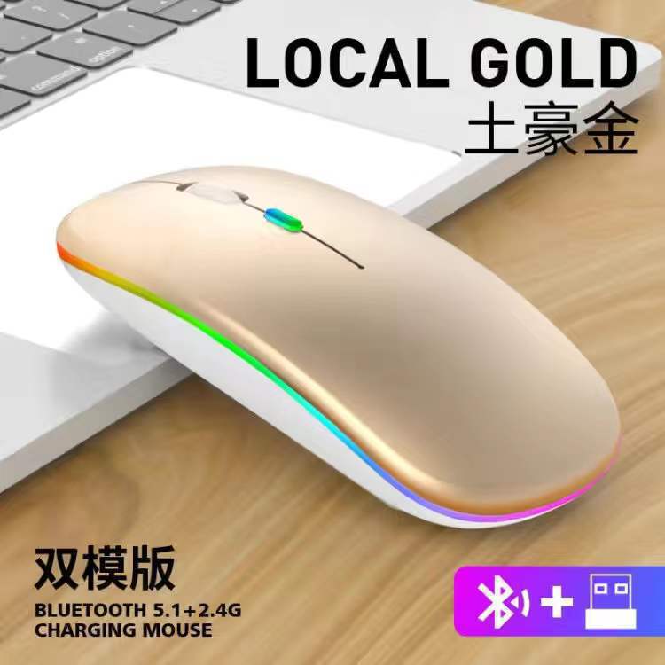 Wireless mouse Charging model Universal silent Spot computer accessories Notebook office Bluetooth dual-mode ergonomics