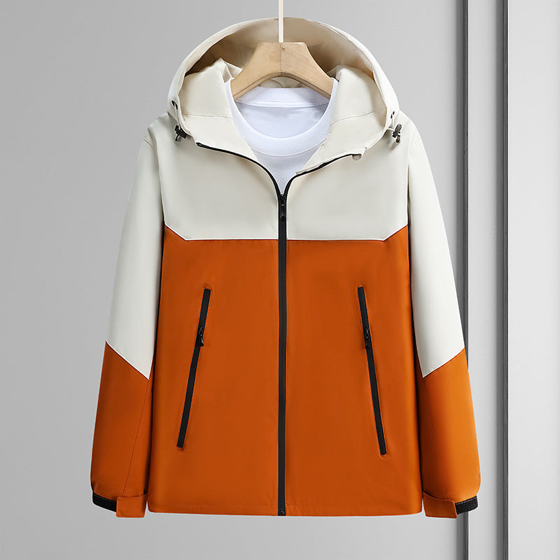 Windproof and waterproof outdoor team clothes solid color thin workwear tooling jacket workwear jacket custom printed logo