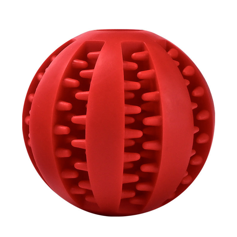 Bite-resistant hidden food watermelon ball toy ball dog bite not rotten, pet dog toy self-hi to relieve boredom, molar teeth and leak food ball