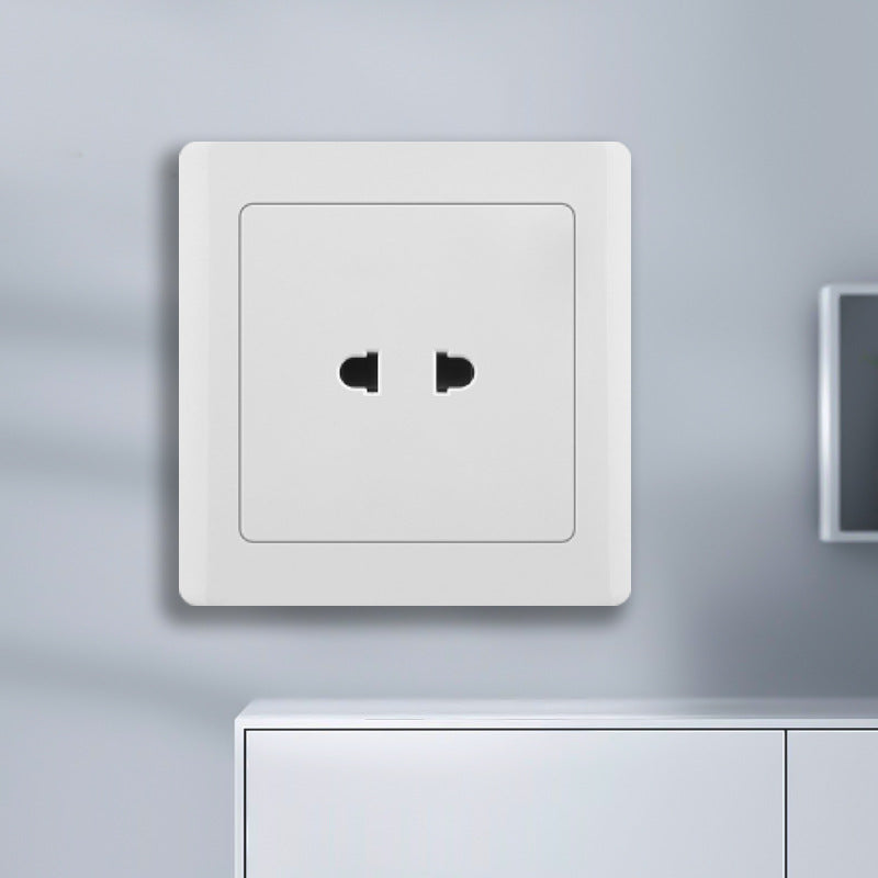 Manufacturer Wholesale Engineering Switch Socket Type 86 Wall Switch Panel Open Double Control Five Hole Sitting Plug Plug