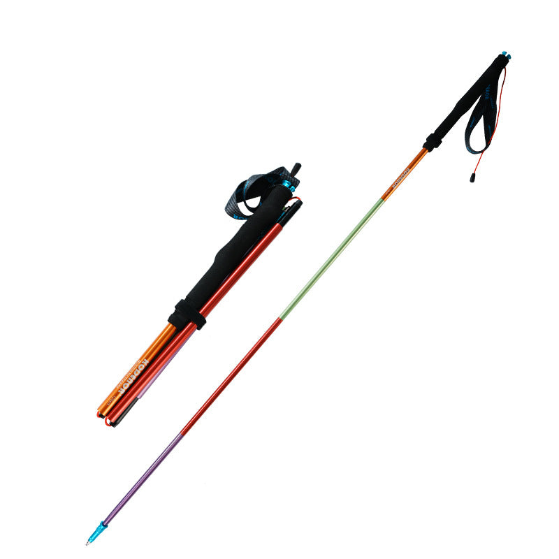 Kodno Cross Country 3 Series Outdoor Professional Aluminum Alloy Mountaineering Staff Cross Country Running Staff Hiking Climbing Z Staff Camping Equipment
