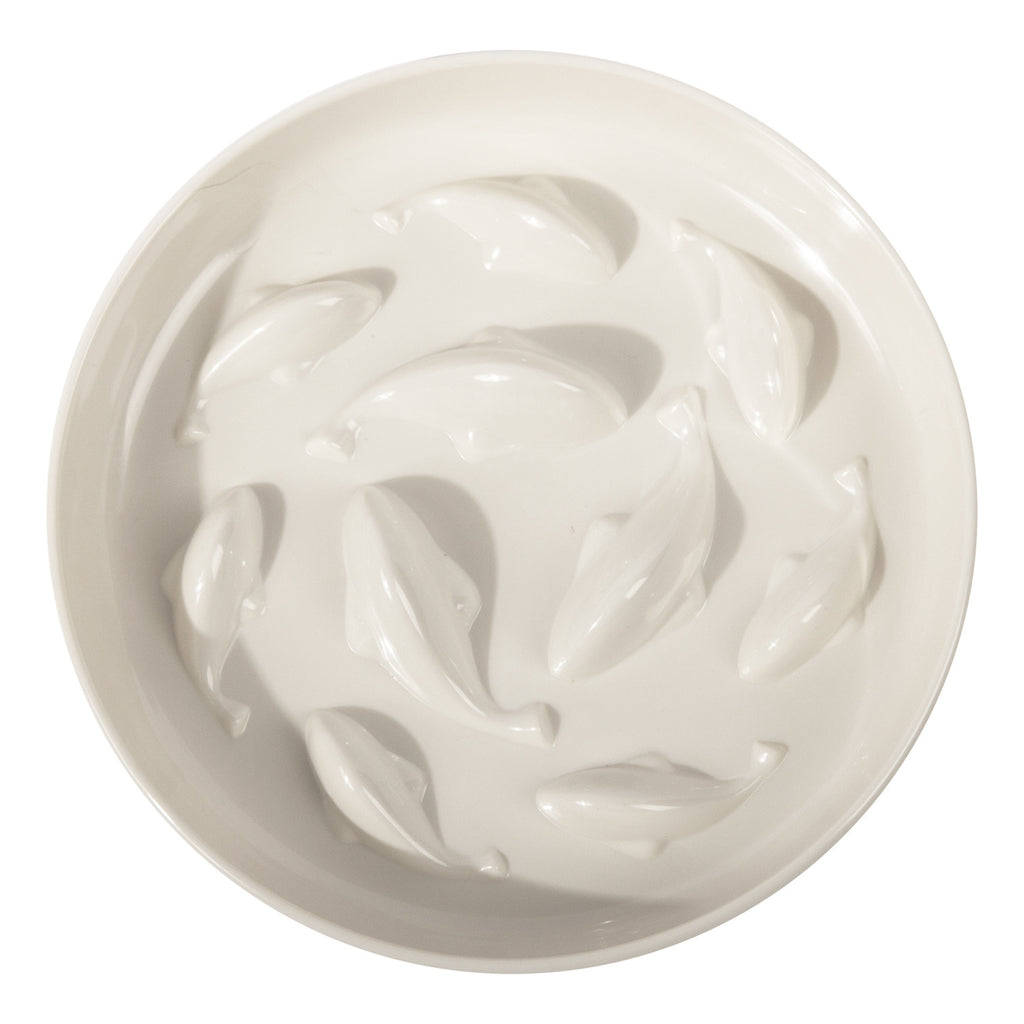 Cross-border goldfish pet slow food bowl anti-choking feeder non-slip and anti-knock cat bowl dog bowl pet supplies eating utensils