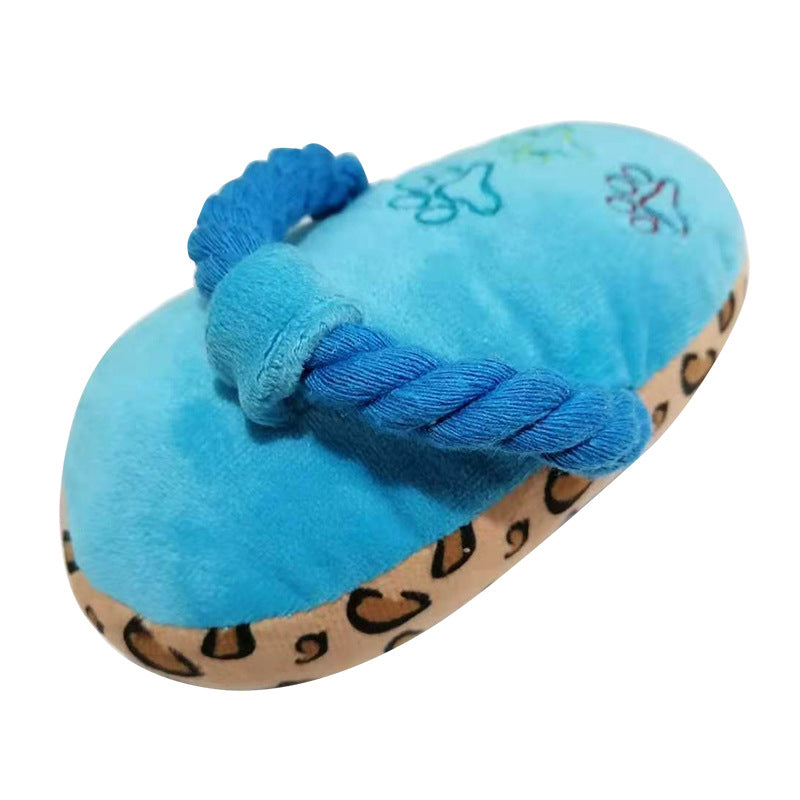 Amazon Pet Toys Plush Sound Slippers Toys Dog Grinding Teeth Cleansing Interactive Pet Supplies Pet Cats